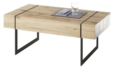 Produktbild von Paphos Asteiche furniert 110x70 cm mit Schubkasten