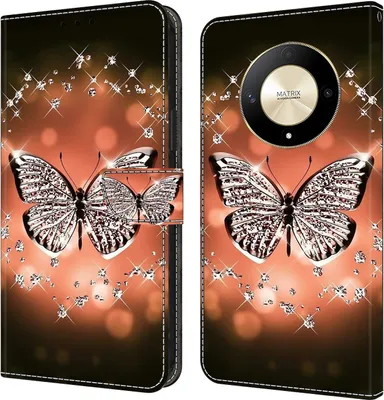 Image de Étui de protection en simili cuir pour Honor Magic 6 Lite, motif 3, coque