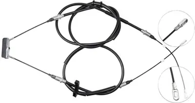 Produktbild von A.B.S. Handbremsseil Seilzug Feststellbremse für SAAB 9-3 Cabriolet (YS3D) Hinten K19156