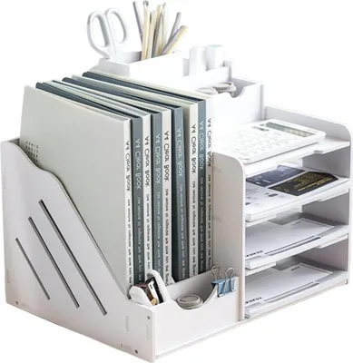 Produktbild von STILVORA Briefablage Organizer, Ablagekorb Büro, Dokumentenablage, Büroregal für Ordner, Büro Zubehör Ablage, Ablagefach für Dokumente
