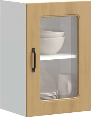 Produktbild von "im Angebot" Küchen-Hängeschrank mit Glastür Kalmar Artisan-Eiche Holzwerkstoff - Küchenschränke CC23940