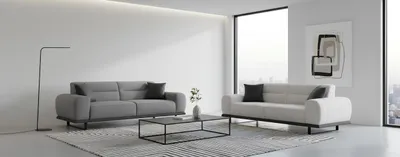 Obrázek produktu pro Kvalitní třísedák do obývacího pokoje v minimalistickém stylu