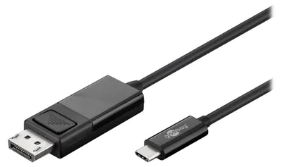 Obrázek produktu pro Goobay 79295, 1,2 m, USB typu C, DisplayPort, Samec, Samec, Přímý