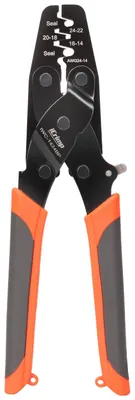 Krimptang für offene Aderendhülsen, 0,3–2 mm², ergonomisch
