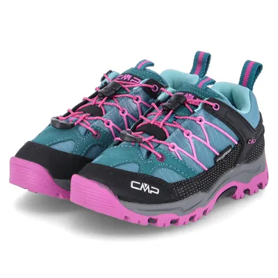 Image de Chaussures de randonnée basses imperméables Rigel pour enfants, coloris lake-acqua, pointure 37 (24EL)