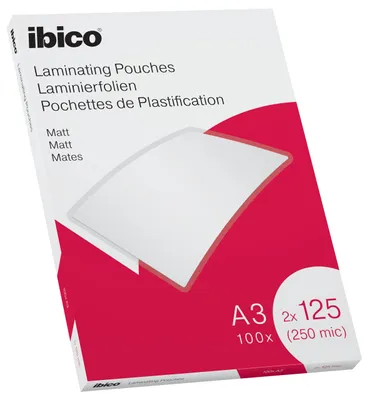 Productafbeelding van Ibico 627324, Mat, Transparant, A3, 303 mm, 426 mm, 100 stuks