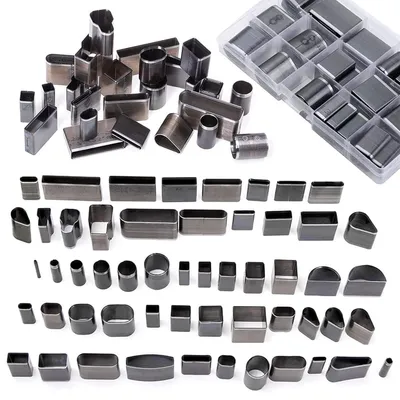 Lochstanzen-Set 52-teilig, verschiedene Formen, für Leder & Basteln