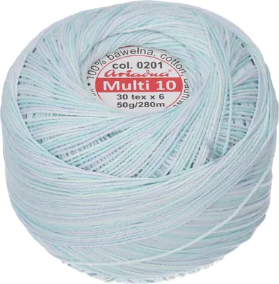 Obrázek produktu pro Vícebarevná příze Multi 10 50 g - 0201