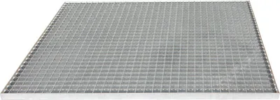 Produktbild von Gitterrostpodeste 30 x 30 mm, feuerverzinkt, rutschhemmend - Länge: 1100 mm, Breite: 1000 mm