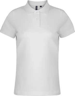 Produktbild von Asquith & Fox Damen Polo-Shirt, Kurzarm RW3472 (M) (Weiß)