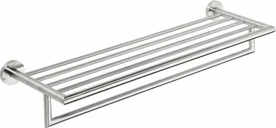 Produktbild von X-STEEL Handtuchregal mit Reling, Edelstahl matt