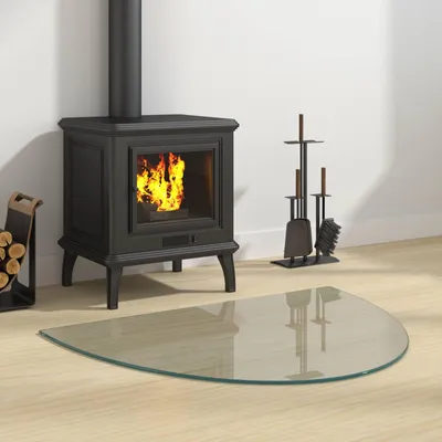 Produktbild von Möbel Feuerstelle Glasplatte Transparent 800 x 600 mm GlasFunkenschutzplatten - Funkenschutzplatten c6298