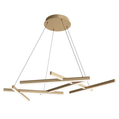 Produktbild von Maytoni Line Pendelleuchte MOD016PL-L75MG4K LED, Gold, aus Metall,  4000K, 3500lm