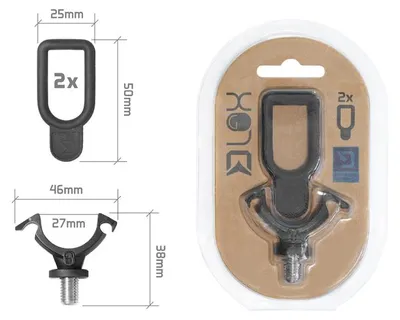 Produktbild von DELPHIN Rutenhalter mit Sicherung Delphin LOX 1x Uni Halter + 2x Gummiband