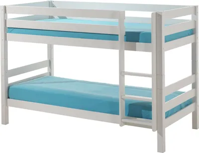 Produktbild von Etagenbett Karolina 210x105x140 Hochbett Massivholz Weiß