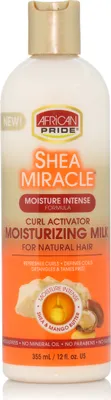 Produktbild von African Pride Shea Miracle Curl Activator MOISTURIZING MILK for Natural Hair 12oz 355ml Feuchtigkeitspflegecreme