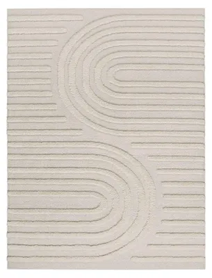 Produktbild von TT Home Wohnzimmer Teppich Hochflor Langflor Schlafzimmer Boho Design 3D Design Skandi Design Modern Unifarben Größe 120x160 cm