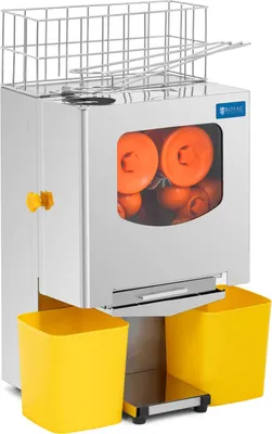 Obrázek produktu pro Expondo Royal Catering Odšťavňovač na pomeranče – elektrický – poloautomatický – 120 W – 20 pomerančů/min –