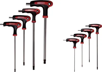 Productafbeelding van KS TOOLS schroevendraaierset 151.8155, gemaakt van chroom-vanadiumstaal, gewicht: 440g