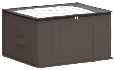 Obrázok produktu pre Úložná krabica s priehľadným horným oknom Sivá 43 x 34 x 23 cm