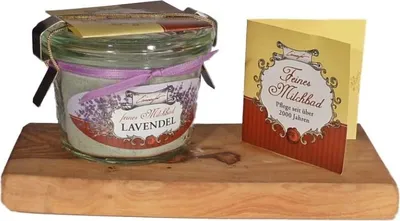 Produktbild von Einseifer Feines Milchbad Lavendel Im Glas Badezusatz