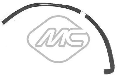 Produktbild von Metalcaucho Kühlerschlauch Wasserschlauch für CITROËN C15 (VD-) 07944