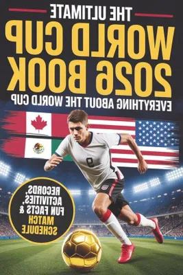 Obrázek produktu pro Fußball-Weltmeisterschafts-Buch - Fußball Faktenbuch - Kinder informieren - Mehr als 250 Fakten - 80 Seiten - Vollfarben