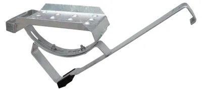 Produktbild von DAPRONA Dachtritt Set für flache Dachziegel 25cm, Dachtritte für Schornsteinfeger Silber, inkl. Montagematerial für sichere Dachbegehung