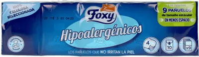 Produktbild von Foxy 95138 Hypoallergene Taschentücher 10 Einheiten Blau  Blau One Size