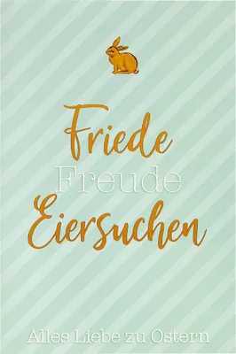 Produktbild von Ostern - Glückwunschkarte im Format 11,5 x 17 cm mit Briefumschlag