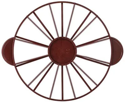 Productafbeelding van Taartverdeler 10-12 punten - Taartsnijder - Cakeportiemarkering - Kunststof - Ergonomisch handvat - Hoogte 2,7 cm