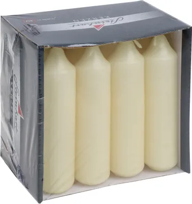 Produktbild von Adventskerzen Champagner 100 x Ø 25 mm, 12 Stück