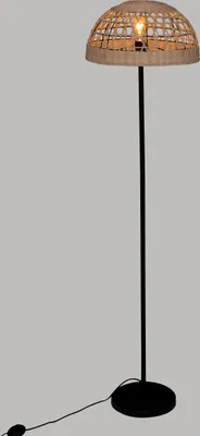 Produktbild von Stehlampe RORY mit geflochtenem Schirm, Ø 40 × 150,5 cm