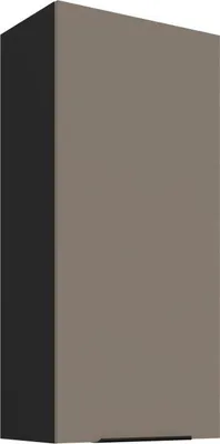 Produktbild von LUNARA Küchenoberschrank – Breite 50 cm, Dunkelbeige/Schwarz