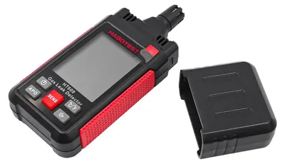 Gasleckdetektor 3-in-1 mit Alarm, Temperatur- und Feuchtigkeitsmessung