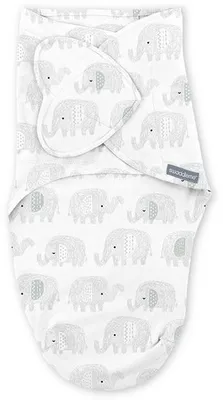 Immagine prodotto di Ingenuità swaddle baby SwaddleMe Monogram Elephant cotone
