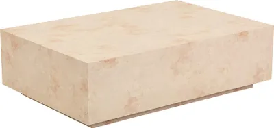 Produktbild von HOME DELUXE - Couchtisch Amiri XXL - Farbe: Sandstein, Größe: 120 x 80 cm, MDF Platte, bereits fertig montiert I Wohnzimmertisch Beistelltisch Sofatisch