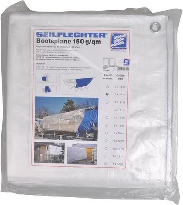 Image de Housse de protection 3x4m. blanc