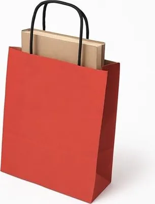Image de Sac en papier pour cadeaux, rouge, 180 x 80 x 225