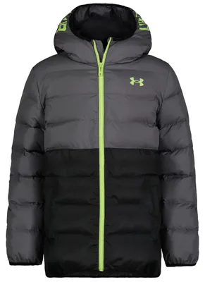 Produktbild von Under Armour Jungen Wasserabweisende Pronto Colourblock Puffer Jacke - Leichter