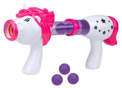 Produktbild von Traumpferd Einhorn -Schirmpistole mit Schaumstoffkugeln