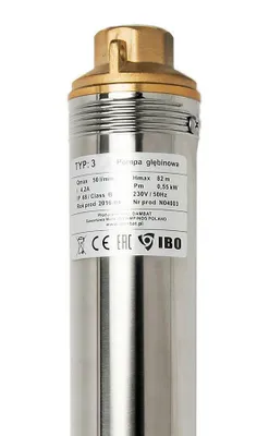 Immagine prodotto di IBO | Pompa Sommersa 3SDM 24 - 0,75 kW - Cavo 20 m - Alte Prestazioni - Antisabbia - Durevole