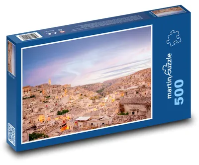 Obrázek produktu pro Puzzle 500 Itálie - Matera - martinpuzzle