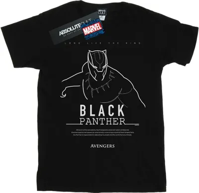 Immagine prodotto di Marvel - Maglietta "Lunga vita al re" da uomo BI51326 (S) (Nero)