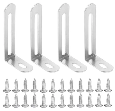 Imagen del producto de Juego de 30 soportes en L para muebles