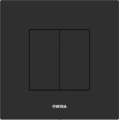 Produktbild von Wisa Delos bedieningspaneel mat zwart tbv Wisa XF/XS