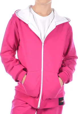 Produktbild von KMISSO Mädchen Kapuzen Sweatjacke Hoodie Pink 158