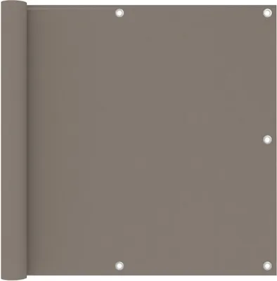 Obrázek produktu pro The Living Store Balkonová zástěna Taupe 90x600 cm Oxford fabric
