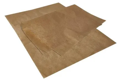 Produktbild von 12x Blatt Einschlagpapiere, Pergamentersatz 35 x 25 cm braun fettdicht