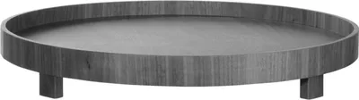 Produktbild von ASA Tablett auf Fuß WOOD D. 40 cm, H. 5,5 cm, Walnuss